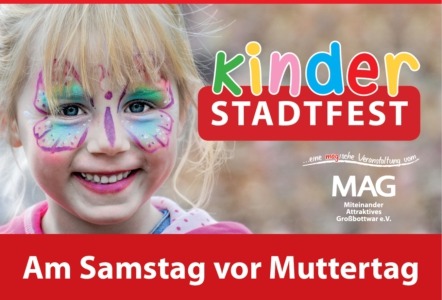 Kinderstadtfest Samstag vor Muttertag